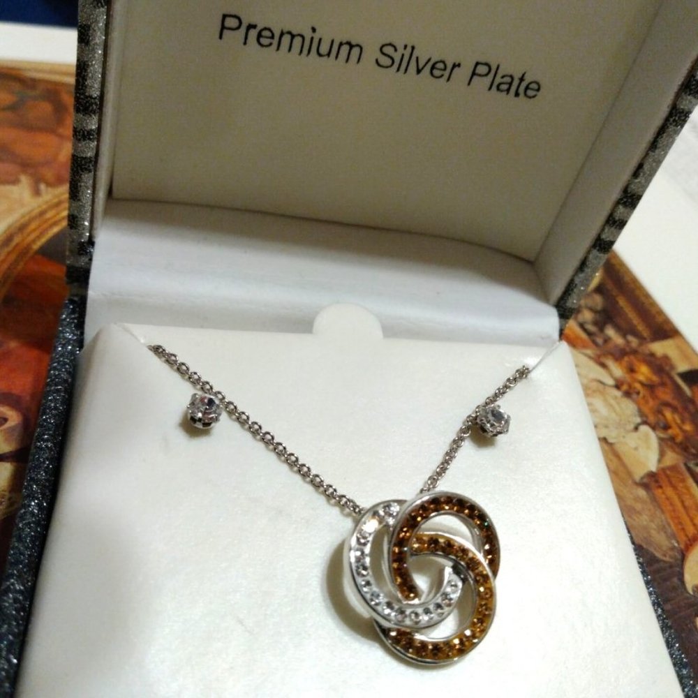 Crystal Pave Circles Jewelry Set